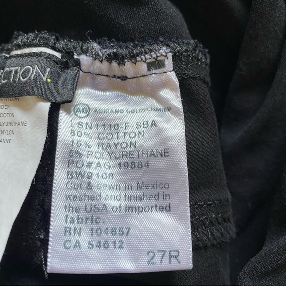 AG Adriano Goldschmeid Secret Fit Belly Black Maternity Pants Size 27 - Picture 6 of 13